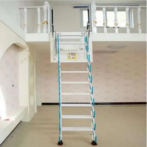 柳州隐形阁楼伸缩楼梯安装 电动家用隐形阁楼伸缩楼梯 上门安装