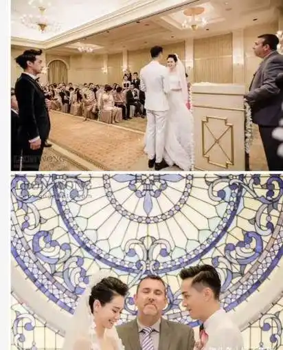 原创戚薇李承铉婚礼现场照曝光戚薇的快乐你是想象不到的