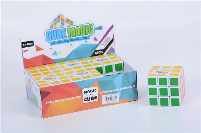展示盒6粒三阶魔方
