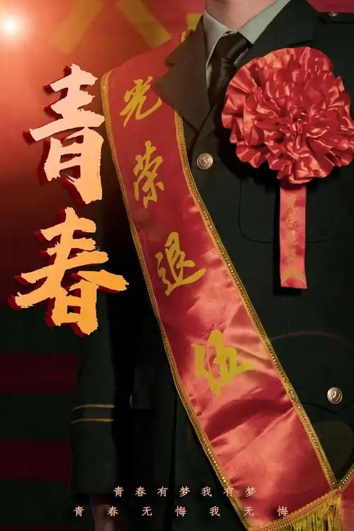 一生荣光创意海报致敬退伍老兵99