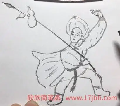 林冲简笔画林冲怎么画好看