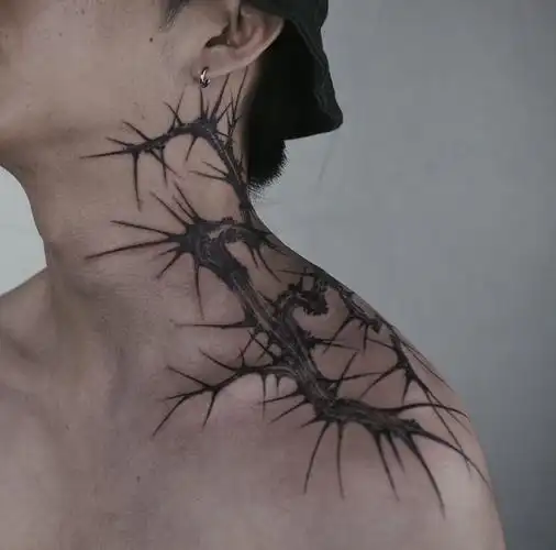 dean的这支梅花显得格外温柔这两个很艺术品的纹身出自同一个纹身师