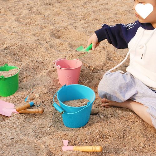 铲子玩沙子的工具儿童挖沙铁铲铁桶沙滩玩具赶海玩土挖土园艺工具