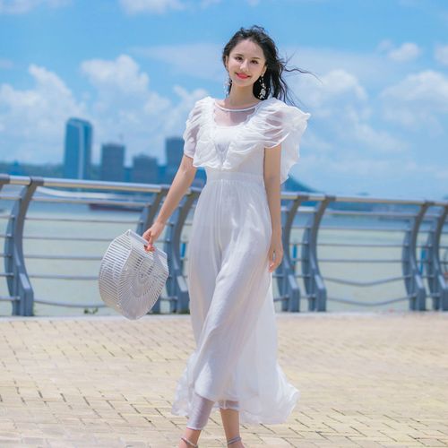 夏季新款女装真丝连衣裙时尚大气桑蚕丝连身裙一件代发28031-阿里巴巴