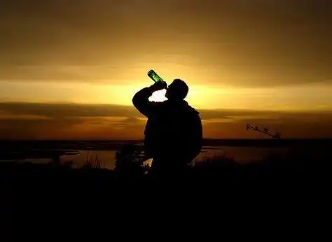 独自一人喝酒伤感照片独酌无相亲