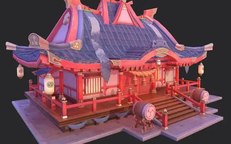 3d建模古风场景 古风歌,全程高爽!