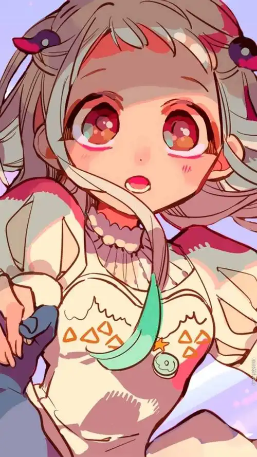 地缚少年花子君女主角色萝卜八寻宁宁可爱萝莉手机壁纸竖屏图片(5)