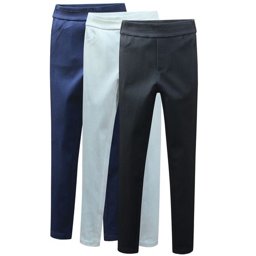 白色打底裤女外穿加厚小脚长裤秋冬装新品显瘦韩版高腰弹力紧身裤