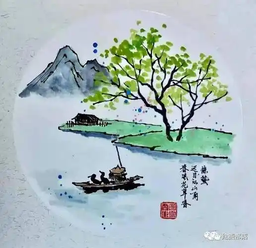 50种儿童水墨国画范画分享,简单易学