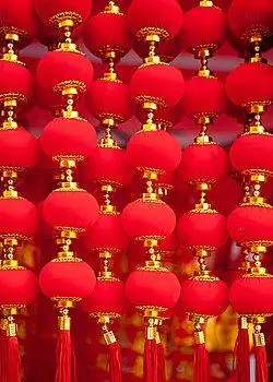 中国春节喜庆灯笼