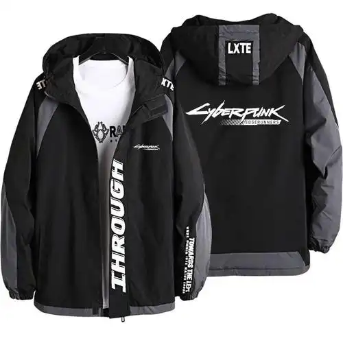 游戏周边赛博朋克2077外套边缘行者男春秋季休闲夹克ps4露西衣服014m