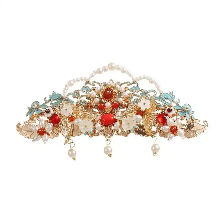 这么精致的汉服发饰,真的只出现在古装电视剧里吗?这款重 - 抖音