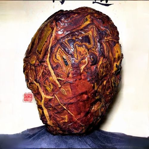 臻品收藏远古西海·五彩石铁陨石高能量五彩石铁陨石原石把玩件