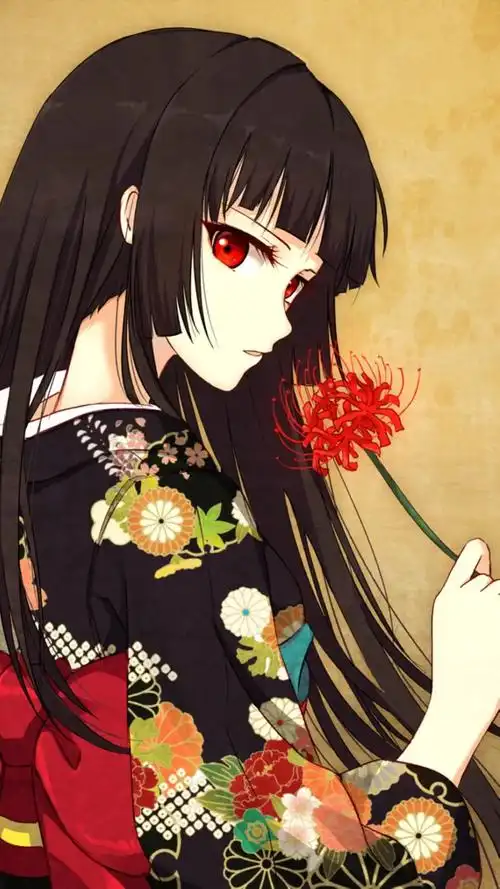 血红色,目前抖音还是不让下#抖音图文来了#动漫壁纸  - 抖音