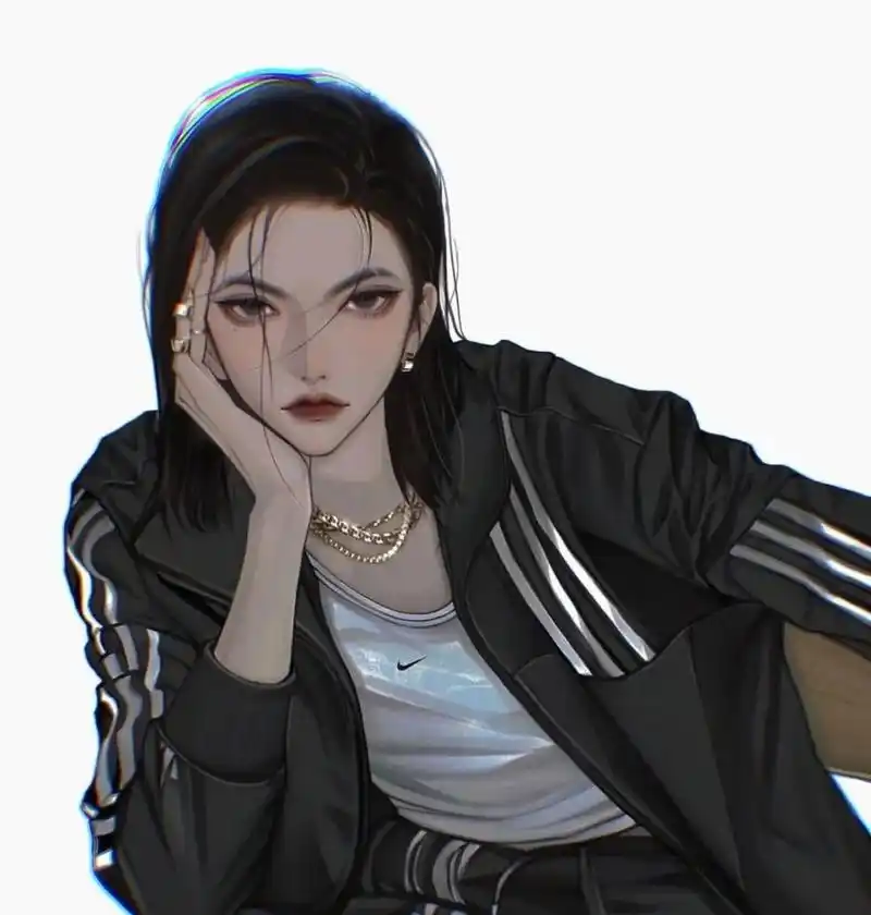 是拽姐配的上的动漫头像吧 太酷啦太酷啦反正星星是驾驭不住呜呜呜能