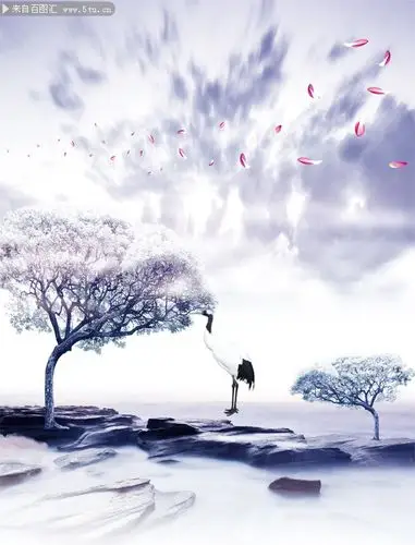 唯美中国风背景图片素材