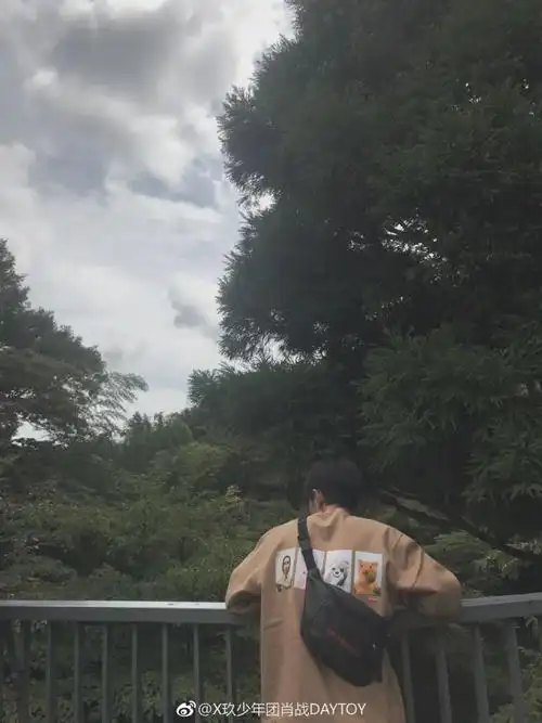 肖战拥抱你的背影