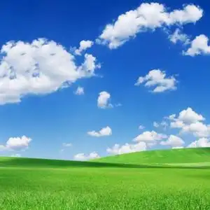蓝天白云绿草地_好看的微信头像图片_扣扣居