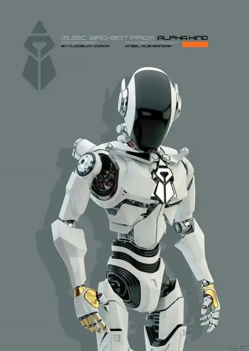 什么样的头脑能设计出这样科技感与细节的机器人-vladislav ociacia