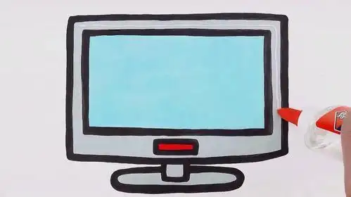 电视机简笔画 电视机简笔画图片彩色