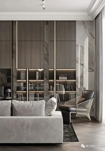 澳贝高级灰轻奢风格家装设计 低调且华丽的设计