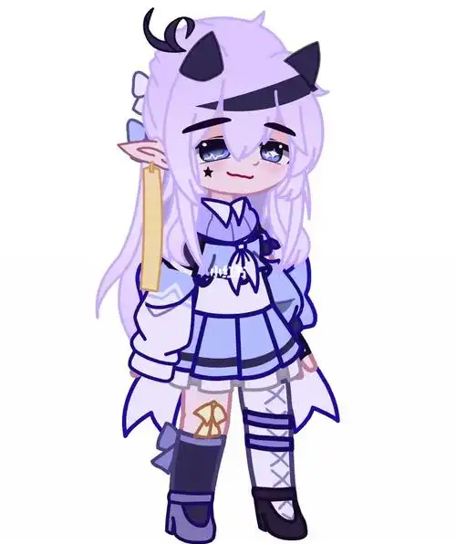 从一开始的第一个人设就是紫色的了#加查俱乐部