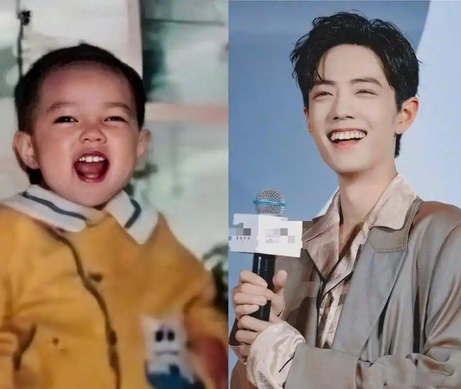 肖战现在的笑容和小时候一模一样