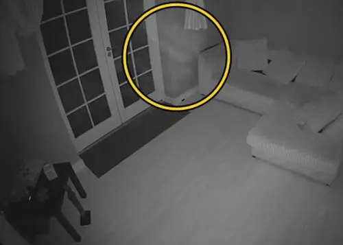 鬼魂英国肯特郡大宅监控视频拍到神秘白影掠客厅