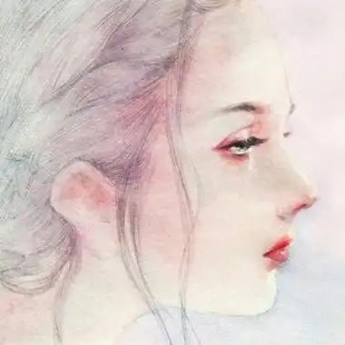 女生唯美伤感手绘头像