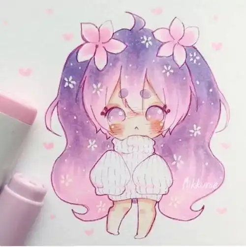 马克笔手绘丨超可爱的q版人物又来啦马克笔新手最爱