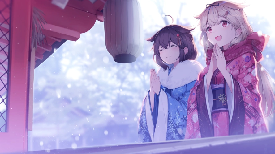 梦幻中的女孩,动漫人物-回车桌面