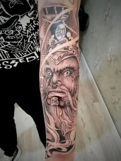 判官_纹身图案手稿图片_杜青飞的纹身作品集