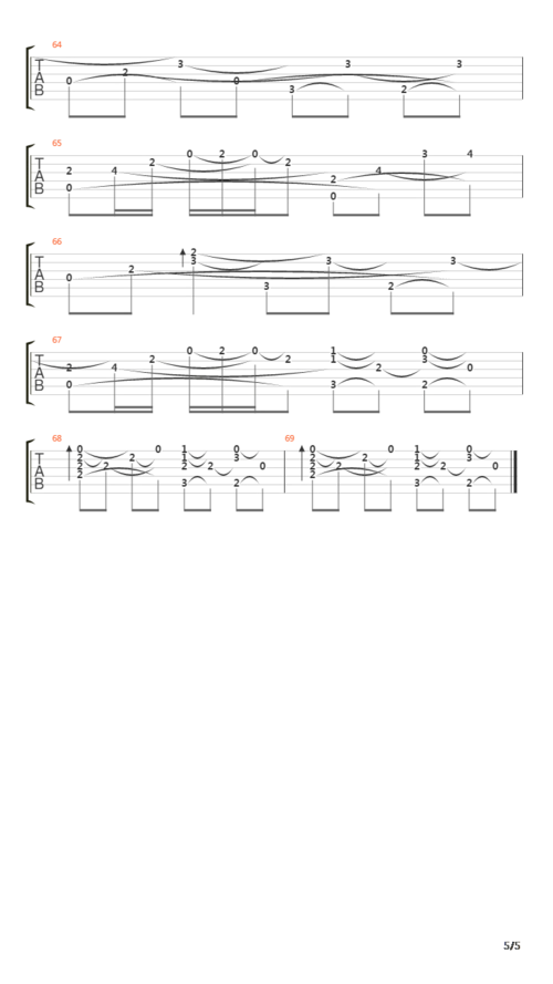 黑色柳丁吉他谱