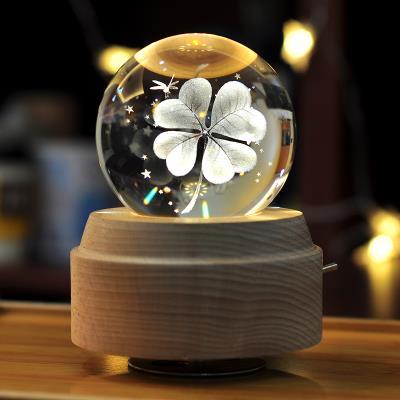 水晶球diy定制照片生日礼品图片