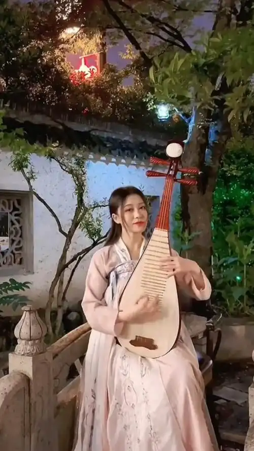 迷惑行为大赏古风美女琵琶弹奏雨碎江南优美的旋律沁人心扉弘扬民乐