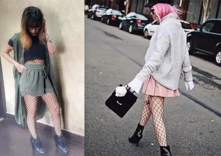 渔网袜怎么穿才骚而不土? - 美优享 - 美丽优品分享好站,优品情报站