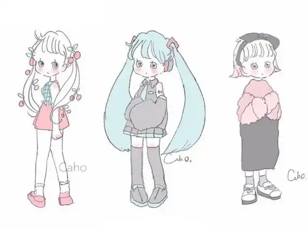 仙女少女心简笔画(仙女少女心简笔画图片 小女孩) - 盾灵网