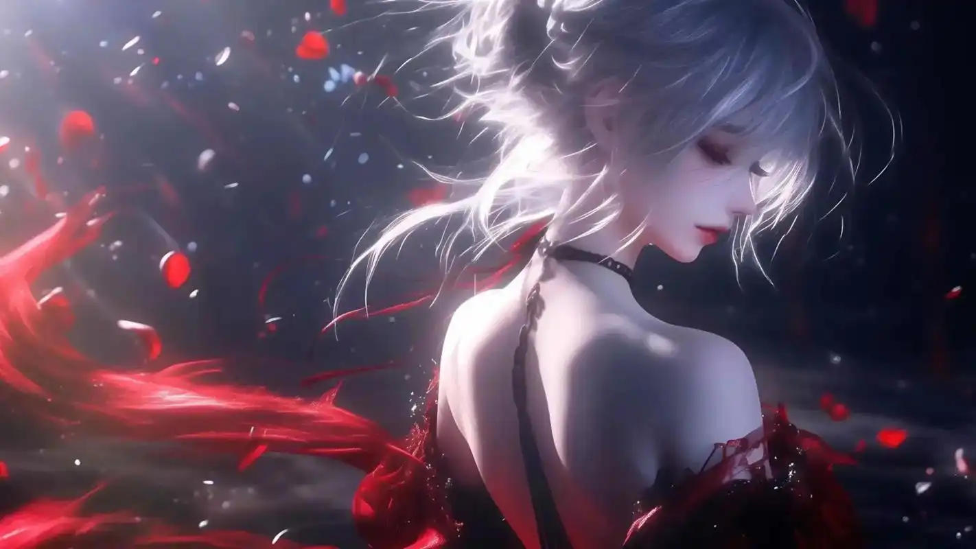 "今日壁纸分享" 1.绯红银发 2.dusk arknight 3