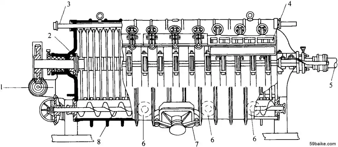 图8-37 华雷兹型叶滤机