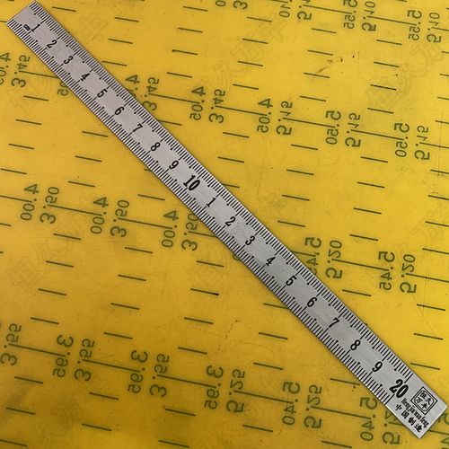 20厘米正序钢尺不锈钢小尺钢直尺标尺短尺子定做15x1直销恒久万丰