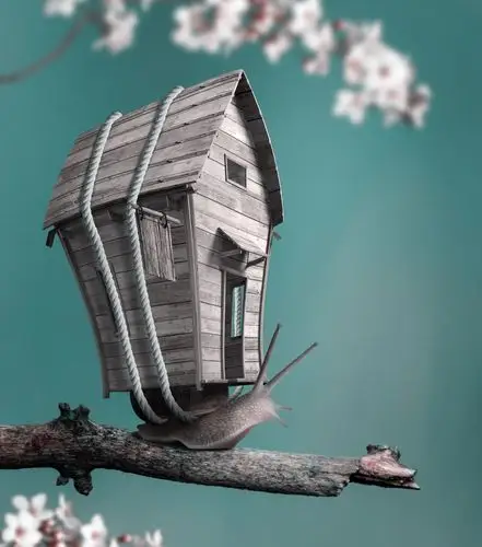 ps-"蜗居"趣味创意合成