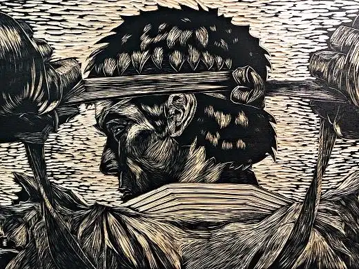 木刻版画_创意设计作品图片素材-站酷zcool