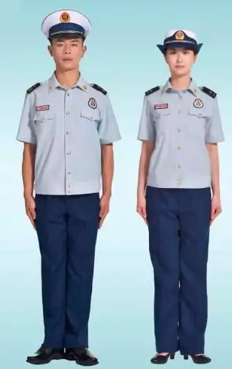 青岛消防夏季常服