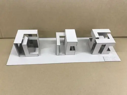 19级单体空间,组合空间设计模型