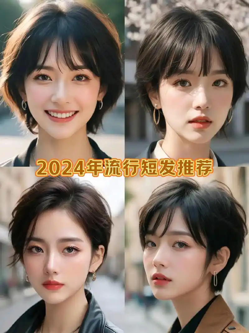 挂耳短发简直是发量细软姐妹的救星 - 抖音