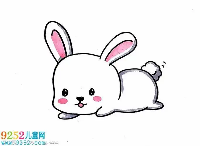 简笔画 动物简笔画 怎么画小兔子简笔画可爱兔子简笔画简单教程