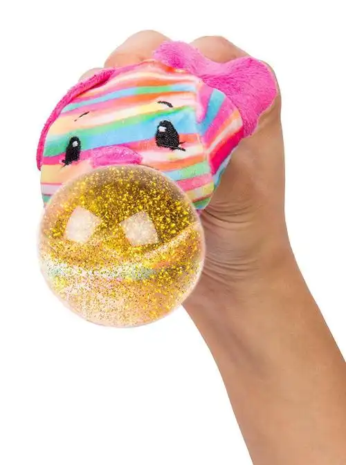 跨境新品 惊喜娃娃盲盒史莱姆玩具 独角兽萌便摇摇乐 豪华手提袋