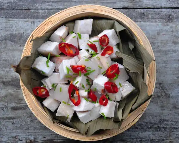 饭团团团团团子做的香蒸荔浦芋头