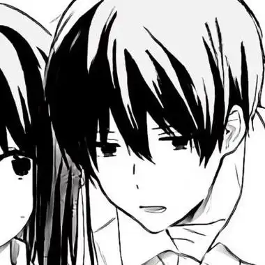 抖音超火黑白动漫情侣头像高清好看的最近超火黑白动漫情头图片