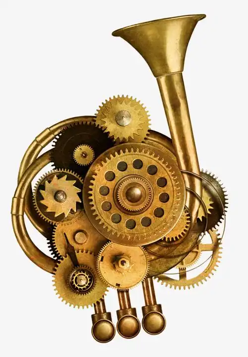 蒸汽朋克机械少年氧气面罩png复古皮革【免抠元素png】-90设计网